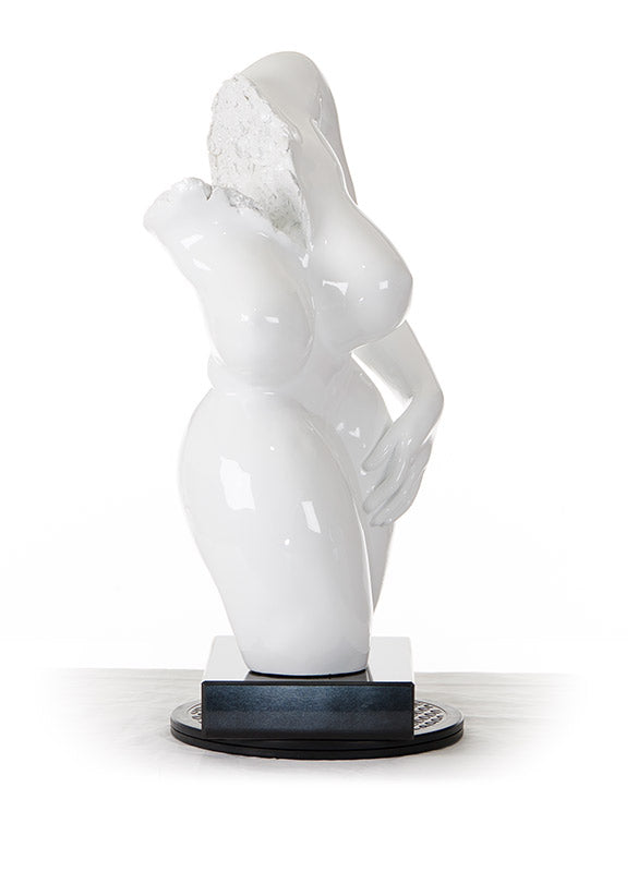 White Ceramic Bust