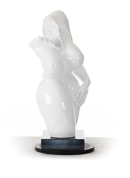 White Ceramic Bust