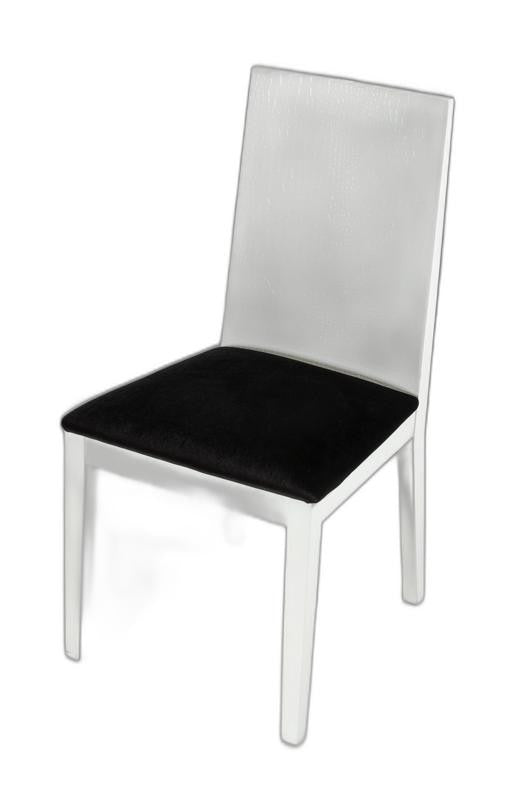 Black & White Fabric Dining Chair - Set of 2