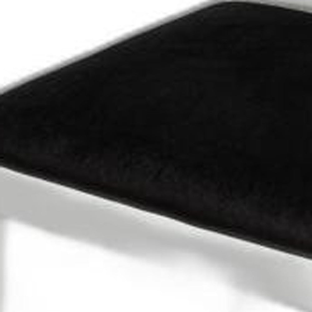 Black & White Fabric Dining Chair - Set of 2