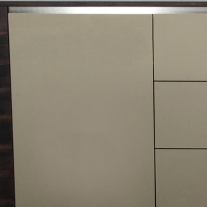 Oak & Grey Gloss Veneer & Sideboard