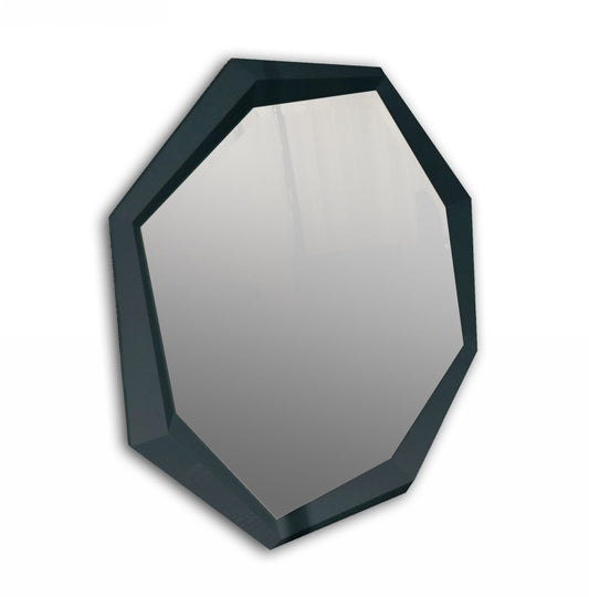 Black Crocodile Lacquer Mirror