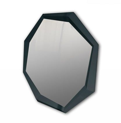 Black Crocodile Lacquer Mirror