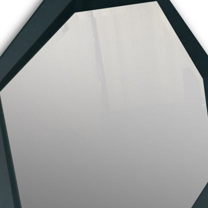 Black Crocodile Lacquer Mirror