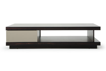 Oak & Grey Gloss Veneer Coffee Table