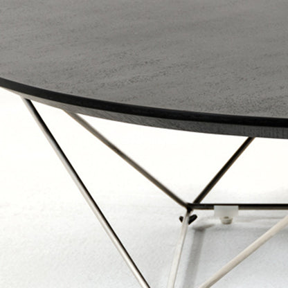 Wenge Veneer & Stainless Steel Coffee Table