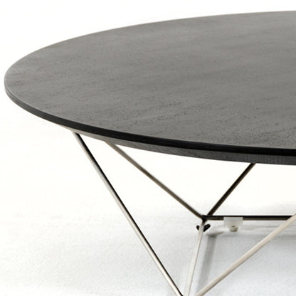 Wenge Veneer & Stainless Steel Coffee Table