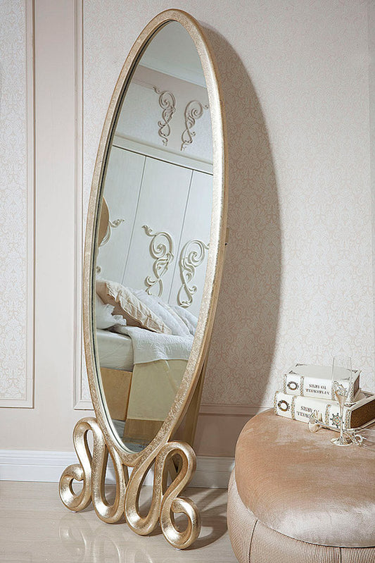 Transitional Gold Mirror