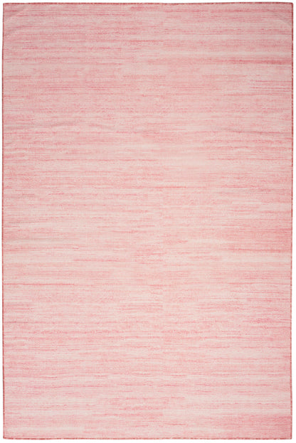 Nourison Essentials Loom Woven Pink Machine Washable Rug - 5'3" x 7'3"