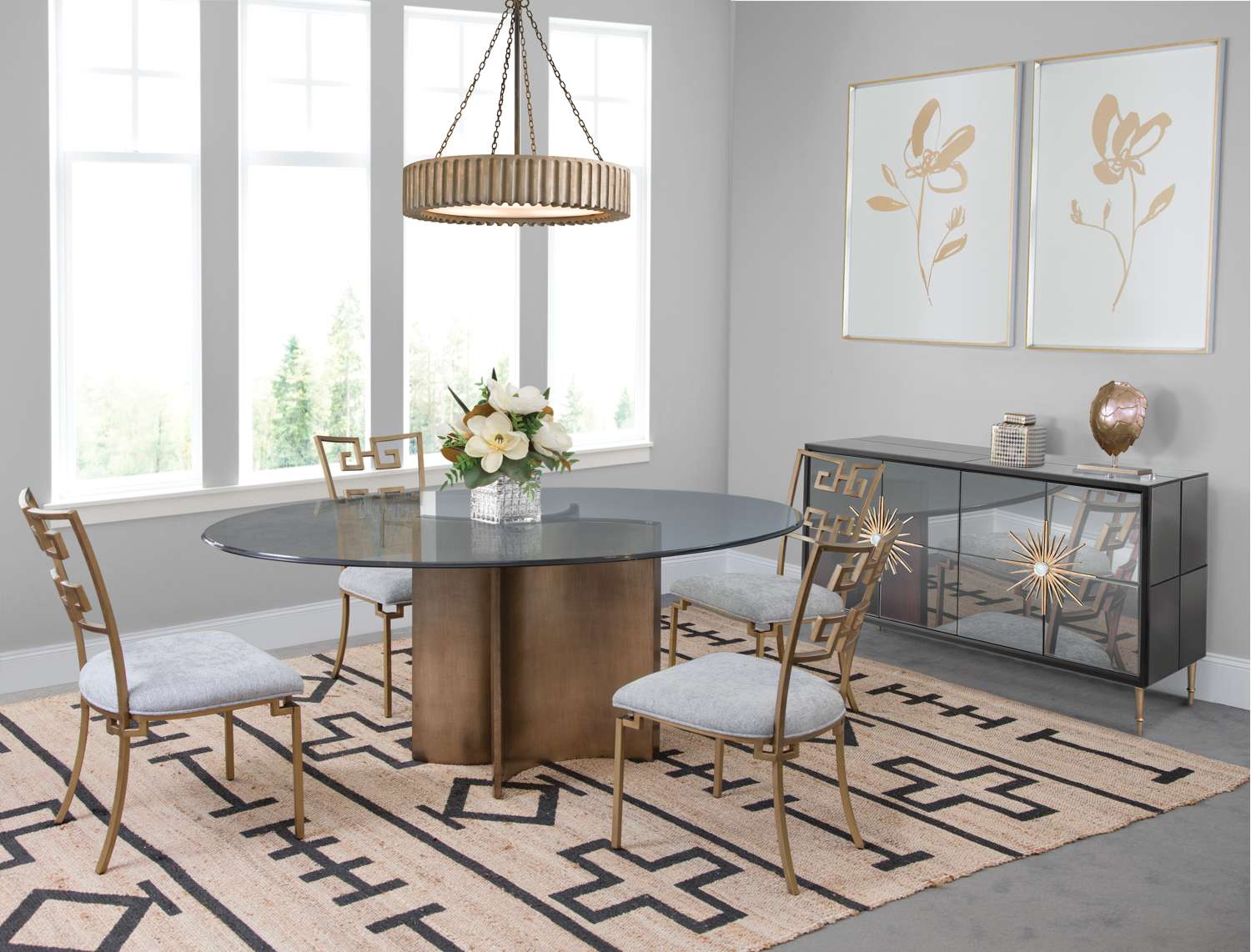 Symmetry Dining Table - Room Scene
