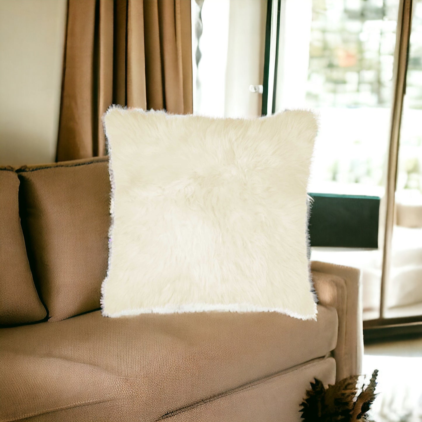 Natural Sheepskin Pillow