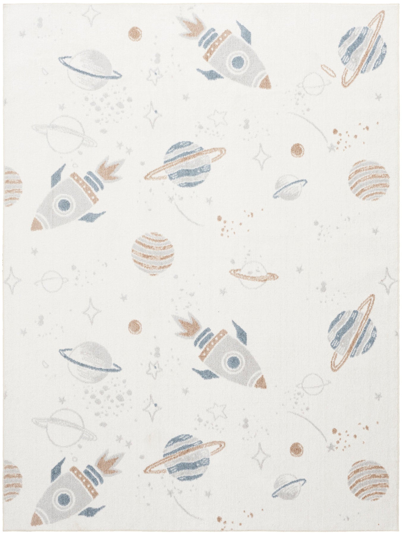 Nourison Astra Ivory & Multicolor Pet Friendly Machine Washable Rug - Main