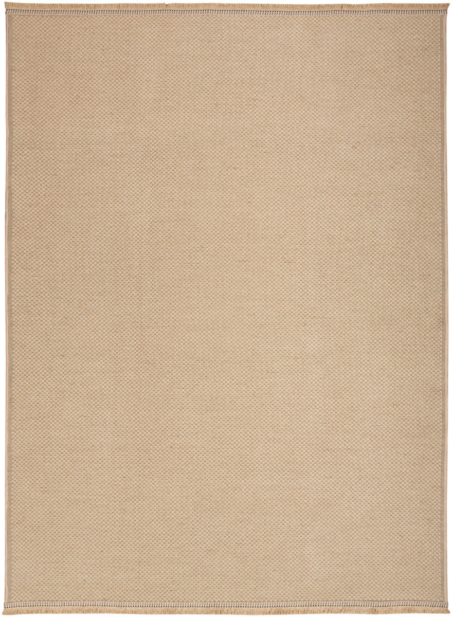 Nourison Jute Loom Woven Natural Machine Washable Rug - 3'11" x 5'11"