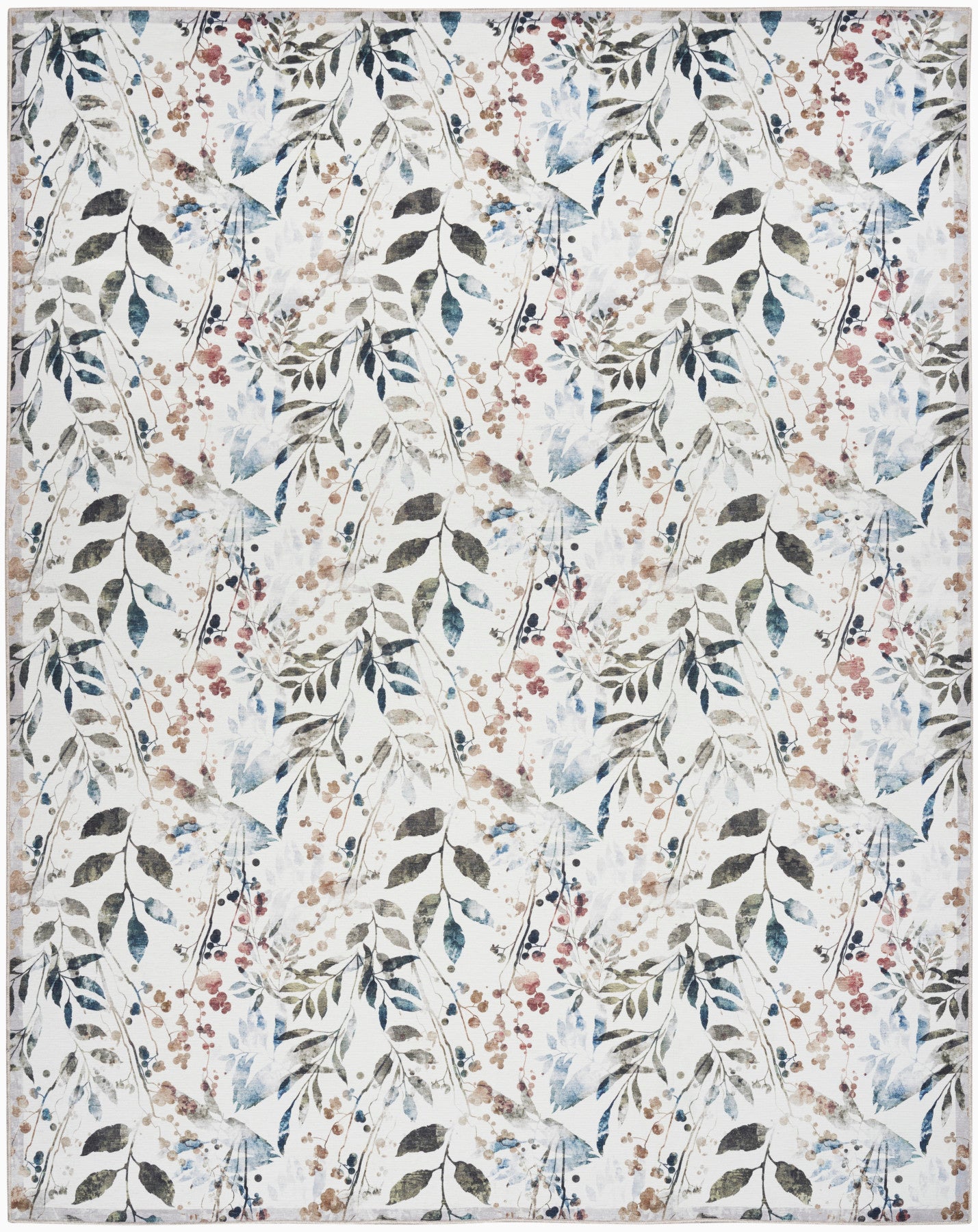 Nourison Ivory & Multicolor Machine Washable Rug - Main