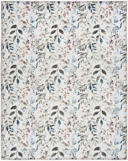 Nourison Ivory & Multicolor Machine Washable Rug - Main