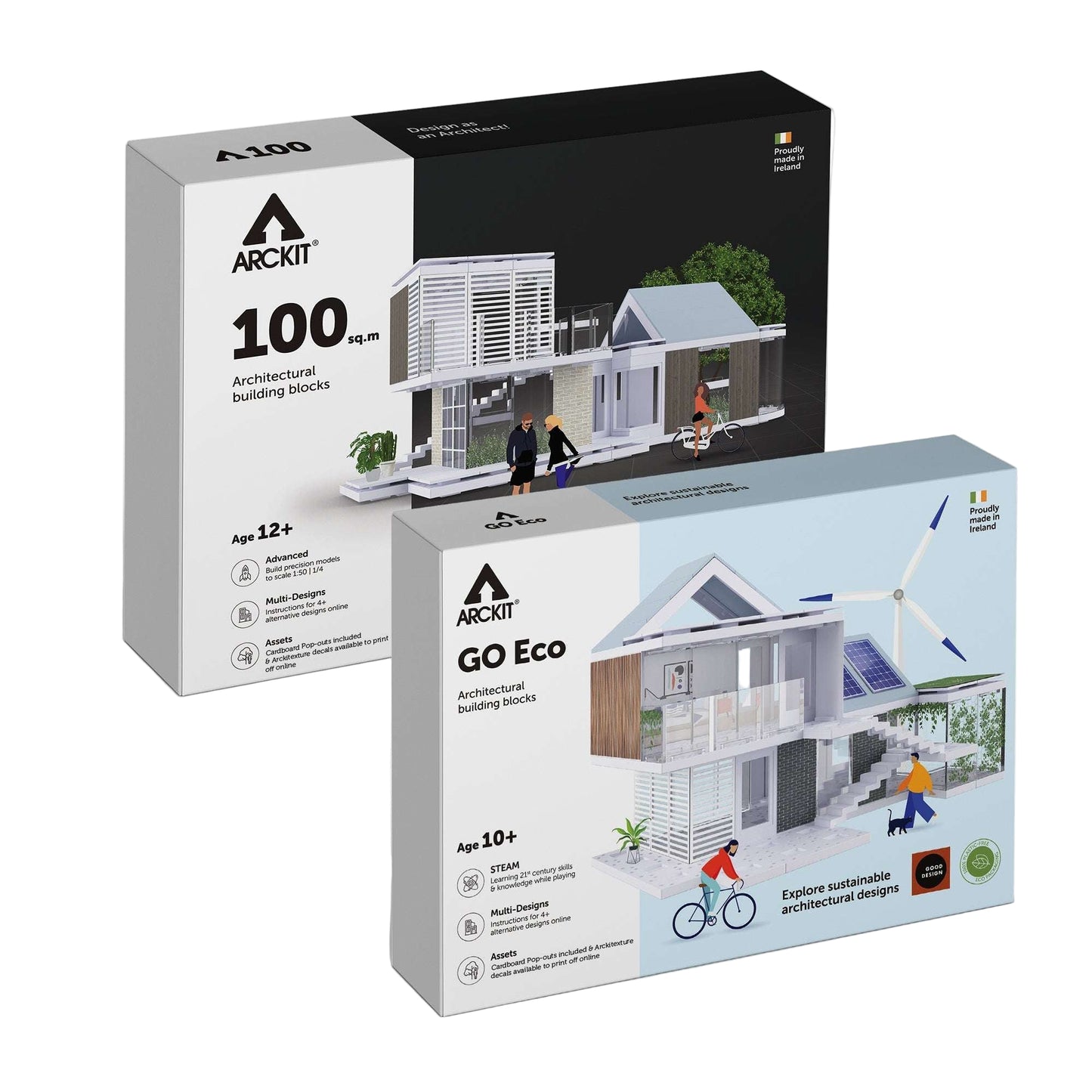 Bundle kit with Arckit A100 and GO Eco Architectural Model Kits