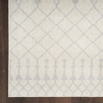 Nourison Astra Ivory Pet Friendly Machine Washable Rug - Corner