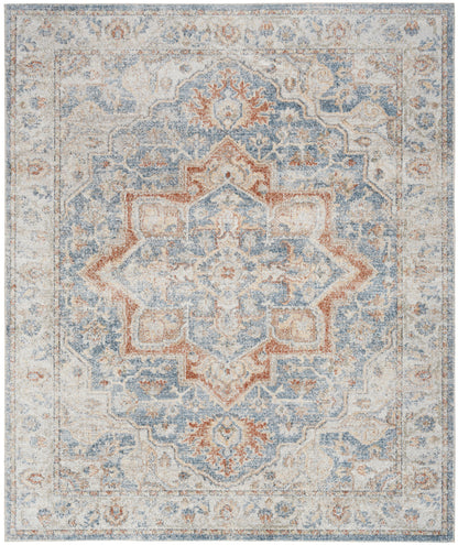 Nourison Astra Denim & Multicolor Pet Friendly Machine Washable Rug - Main