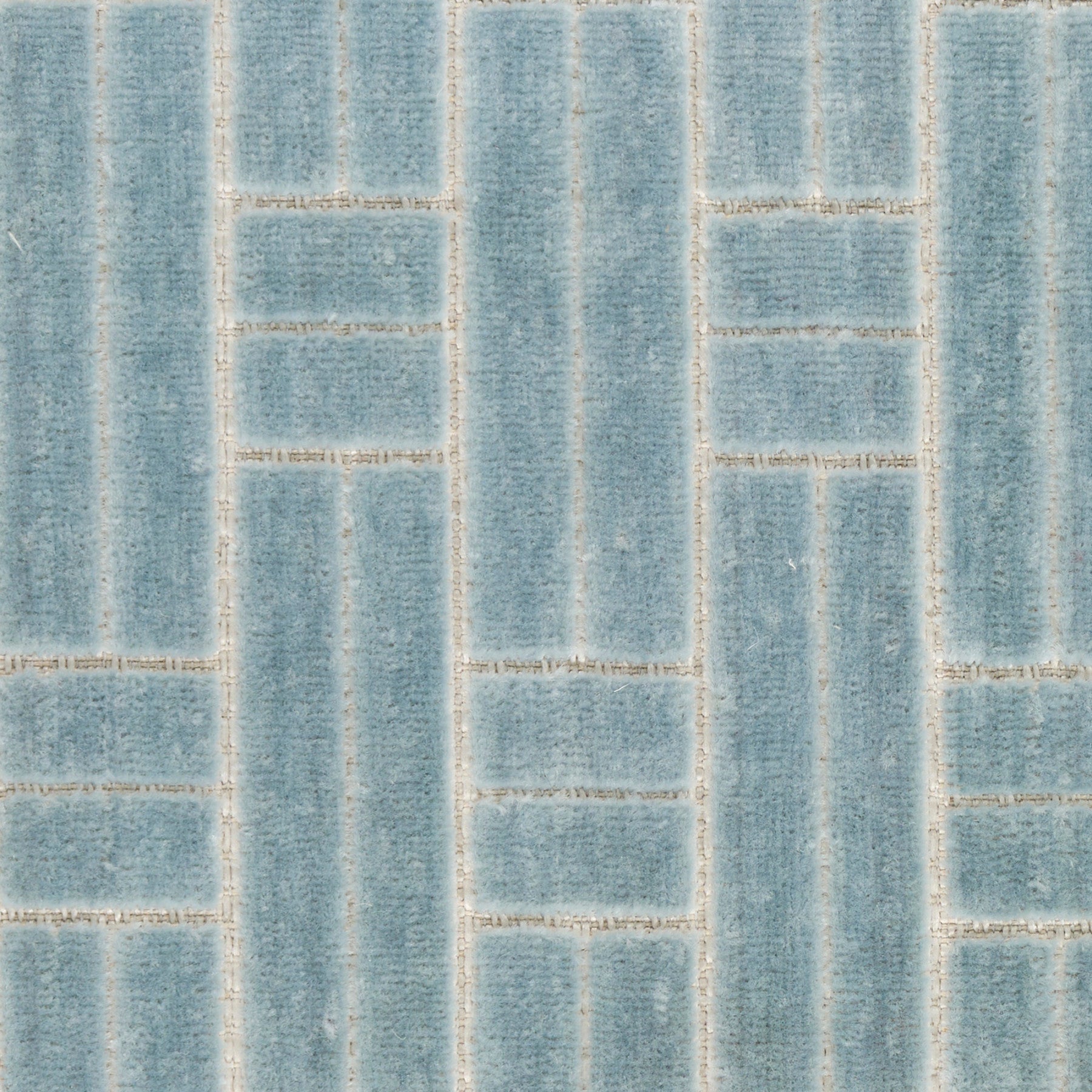 Nourison Charm Blue & Ivory Pet Friendly Machine Washable Rug - Swatch
