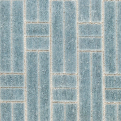 Nourison Charm Blue & Ivory Pet Friendly Machine Washable Rug - Swatch