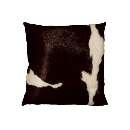 Chocolate Cowhide Pillow