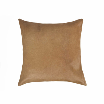 Tan Cowhide Pillow