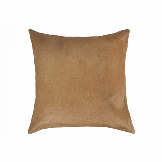 Tan Cowhide Pillow