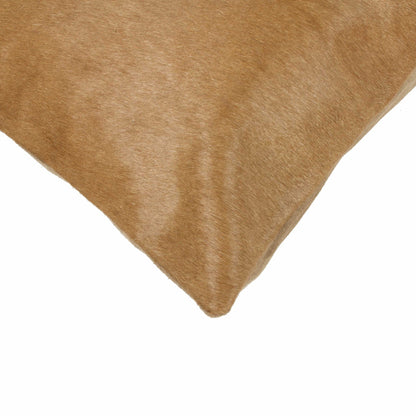 Tan Cowhide Pillow