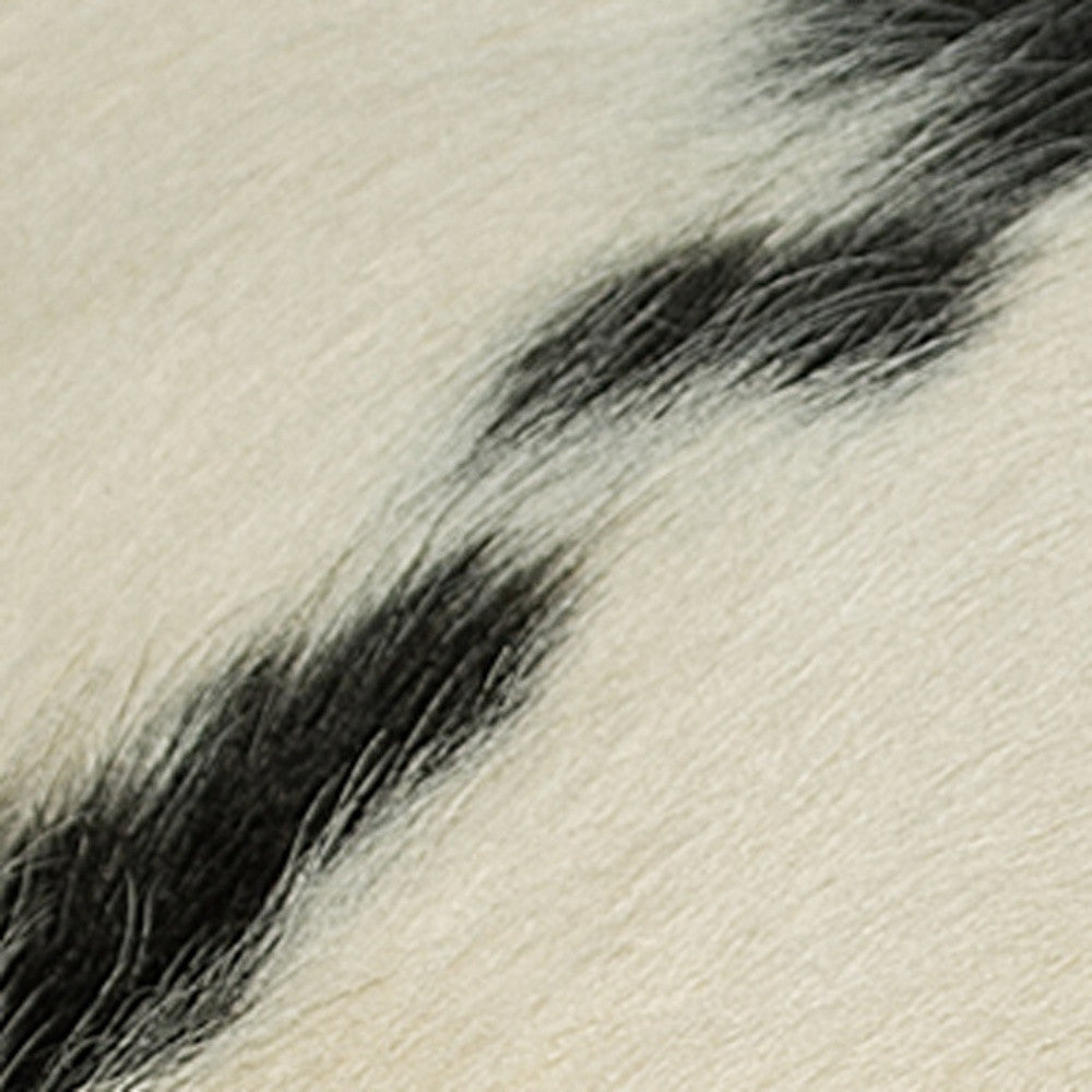 Black & White Cowhide Pillow