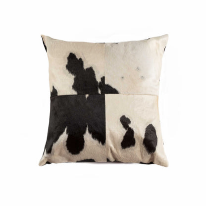 Black & White Cowhide Pillow