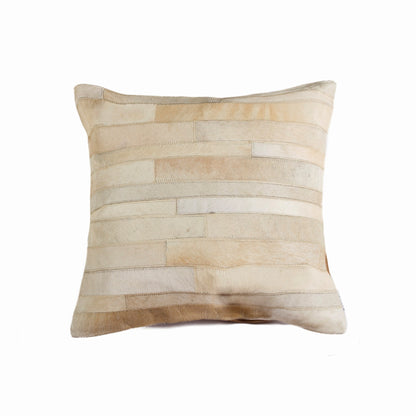 Tan Cowhide Pillow