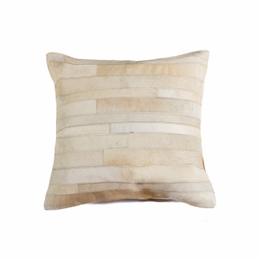 Tan Cowhide Pillow