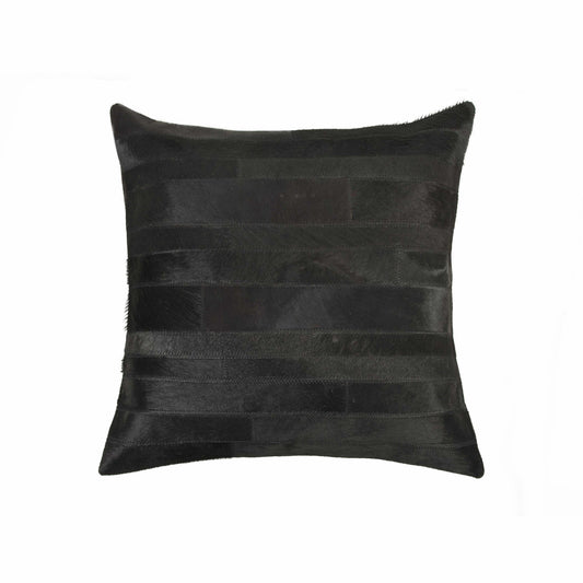 Black Cowhide Pillow