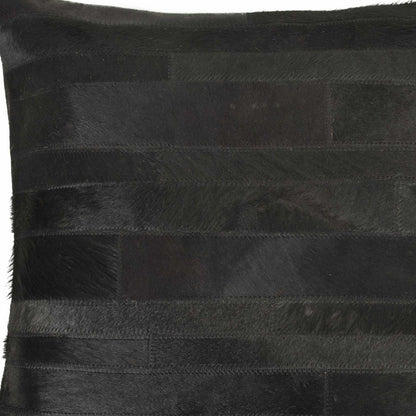 Black Cowhide Pillow