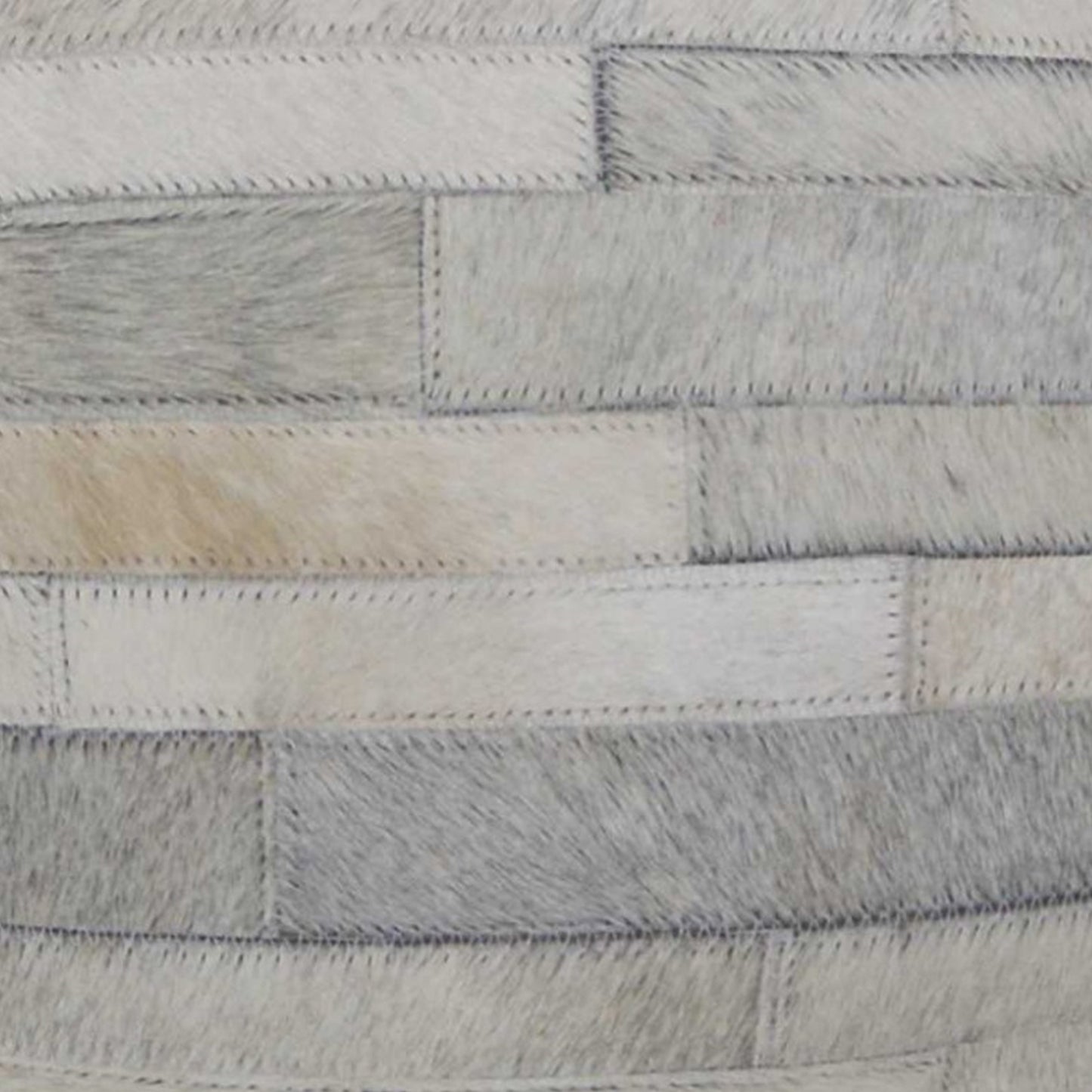 Gray Cowhide Pillow