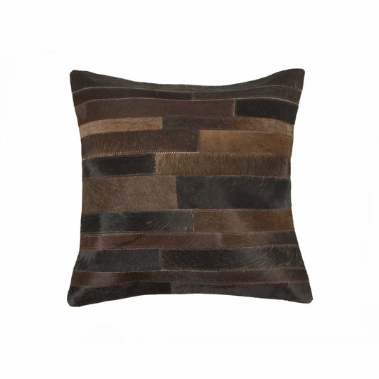 Chocolate Cowhide Pillow