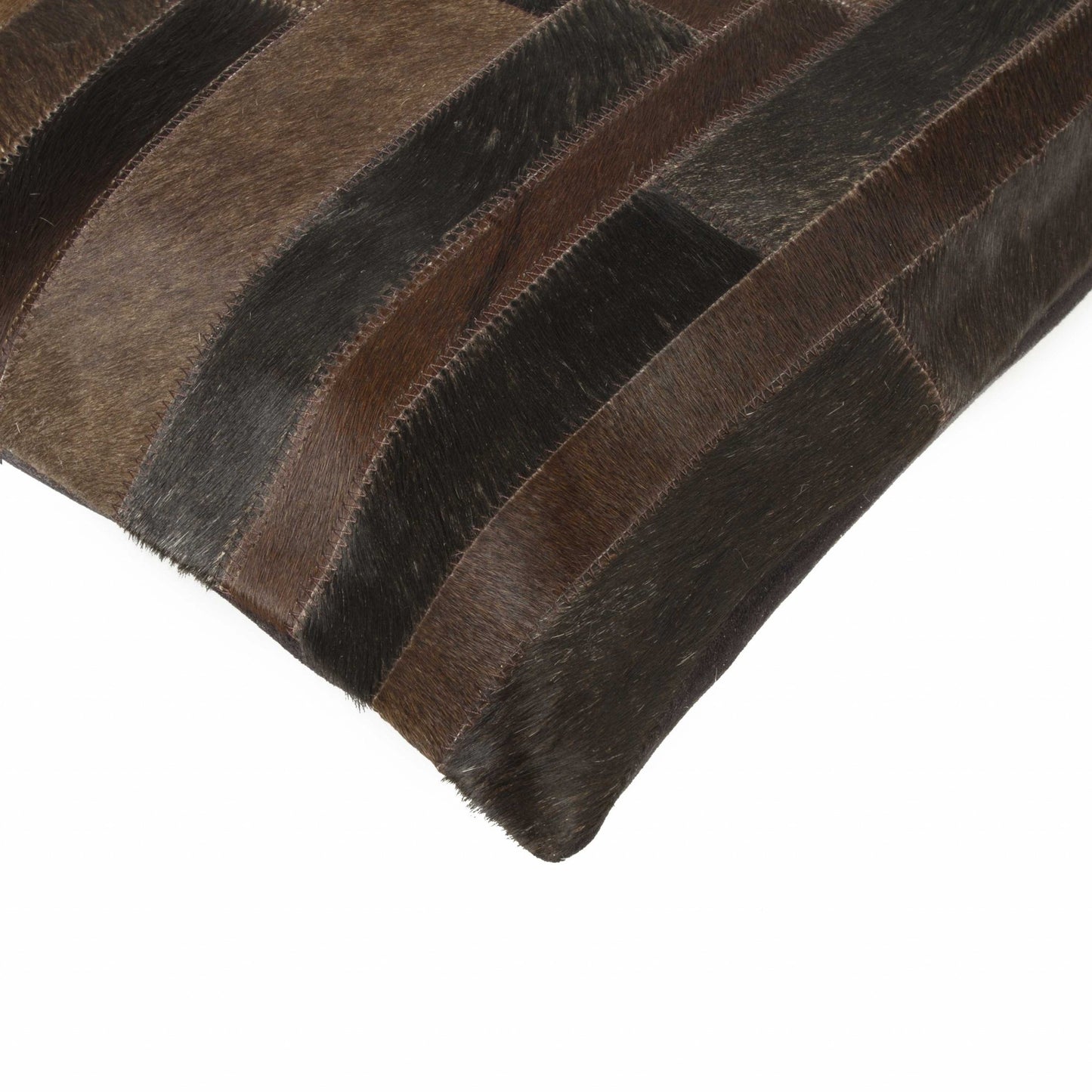 Chocolate Cowhide Pillow