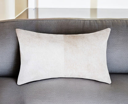Natural Cowhide Lumbar Pillow