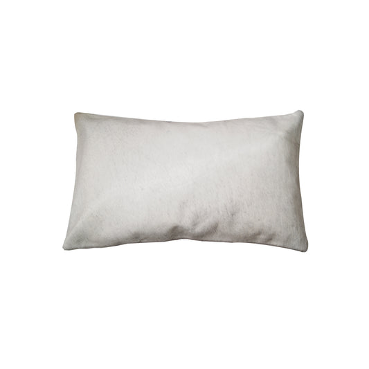 Off White Cowhide Pillow