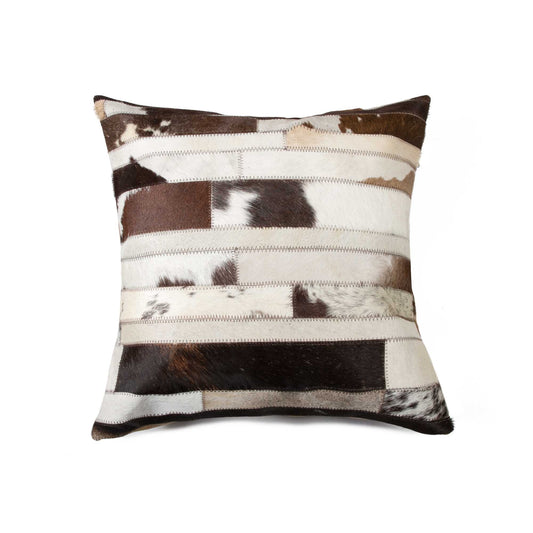 Chocolate & Natural Pillow