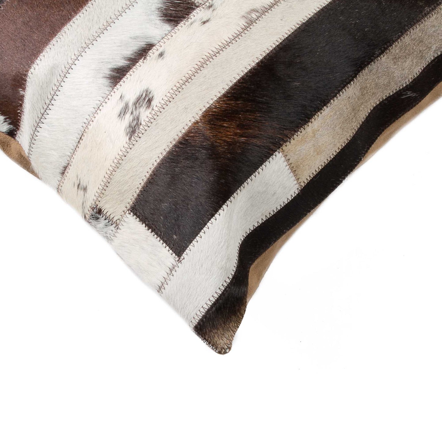 Chocolate & Natural Pillow
