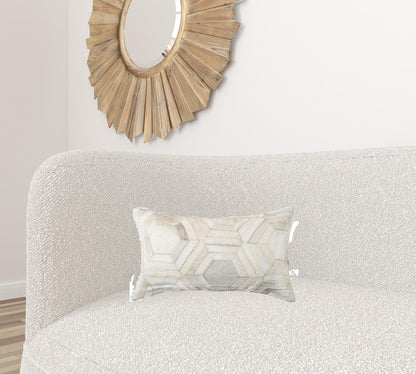Black & White Cowhide Pillow