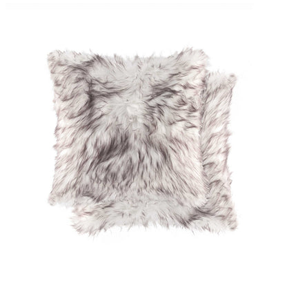 Chocolate Faux Fur Pillow