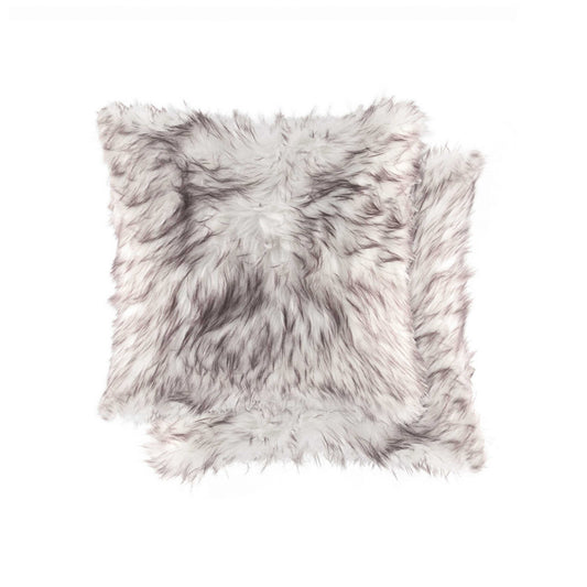 Chocolate Faux Fur Pillow