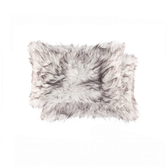 Chocolate Faux Fur Pillow