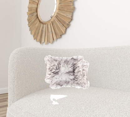 Chocolate Faux Fur Pillow