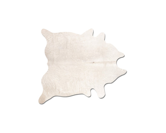 5 x 7 Off White Cowhide  Rug