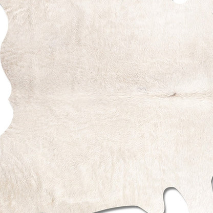 5 x 7 Off White Cowhide  Rug