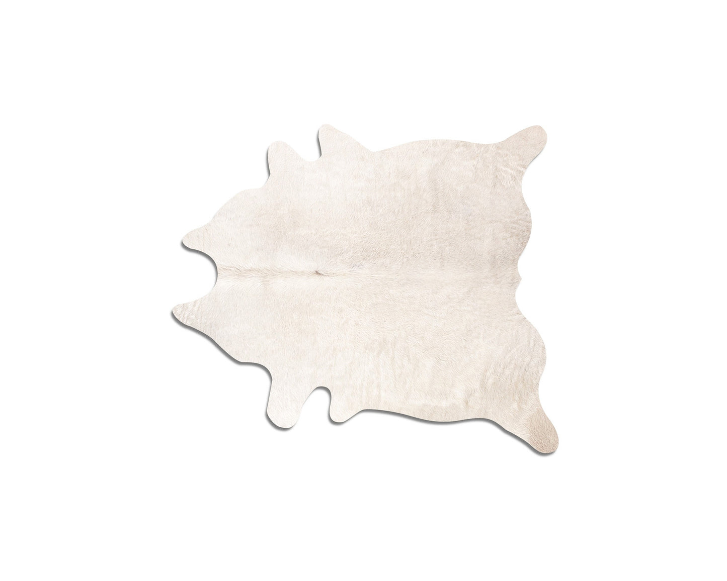 5 x 7 Off White Cowhide  Rug