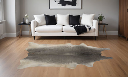 5 x 7 Gray Cowhide Rug
